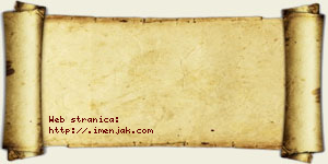 Snežana Vidojković vizit kartica